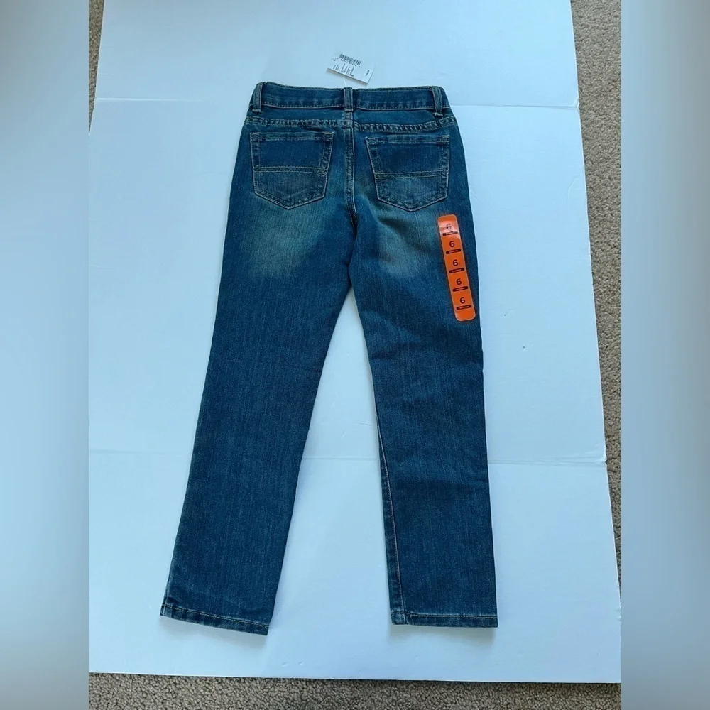 Childrens Place Skinny Jeans Tide Pool Blue Size 6 New